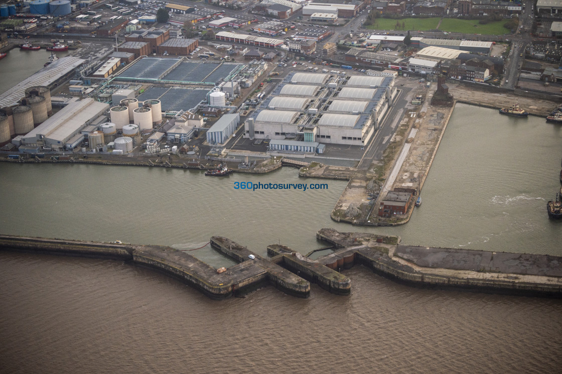 "Liverpool aerial photo" stock image