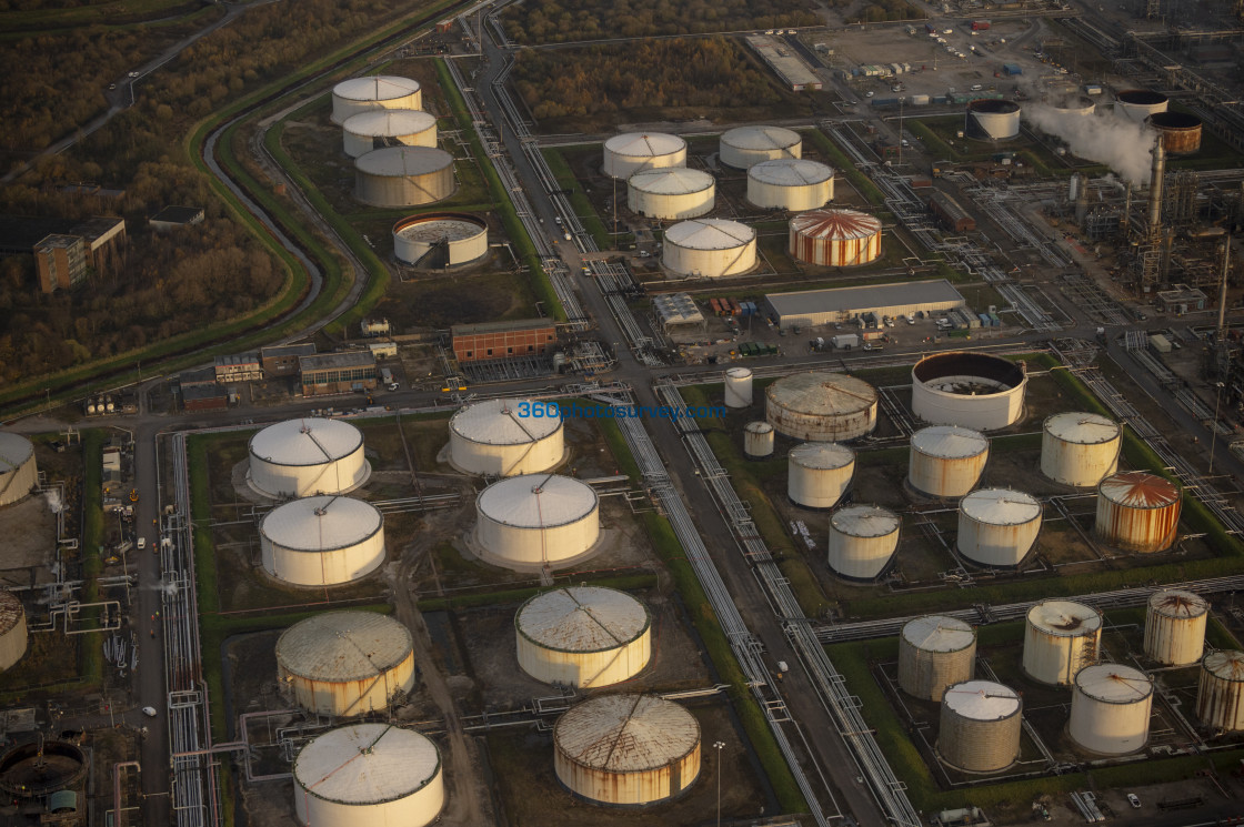 "Ellesmere Port aerial photo" stock image