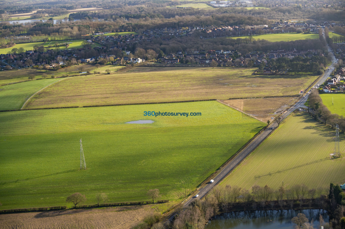 "Knutsford aerial photo" stock image