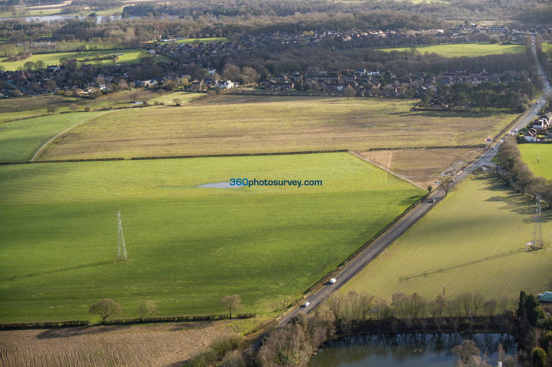 "Knutsford aerial photo" stock image