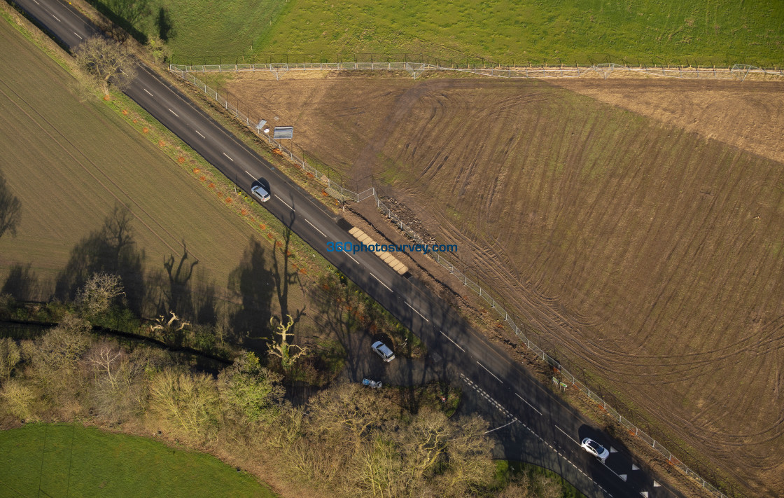 "Knutsford aerial photo" stock image