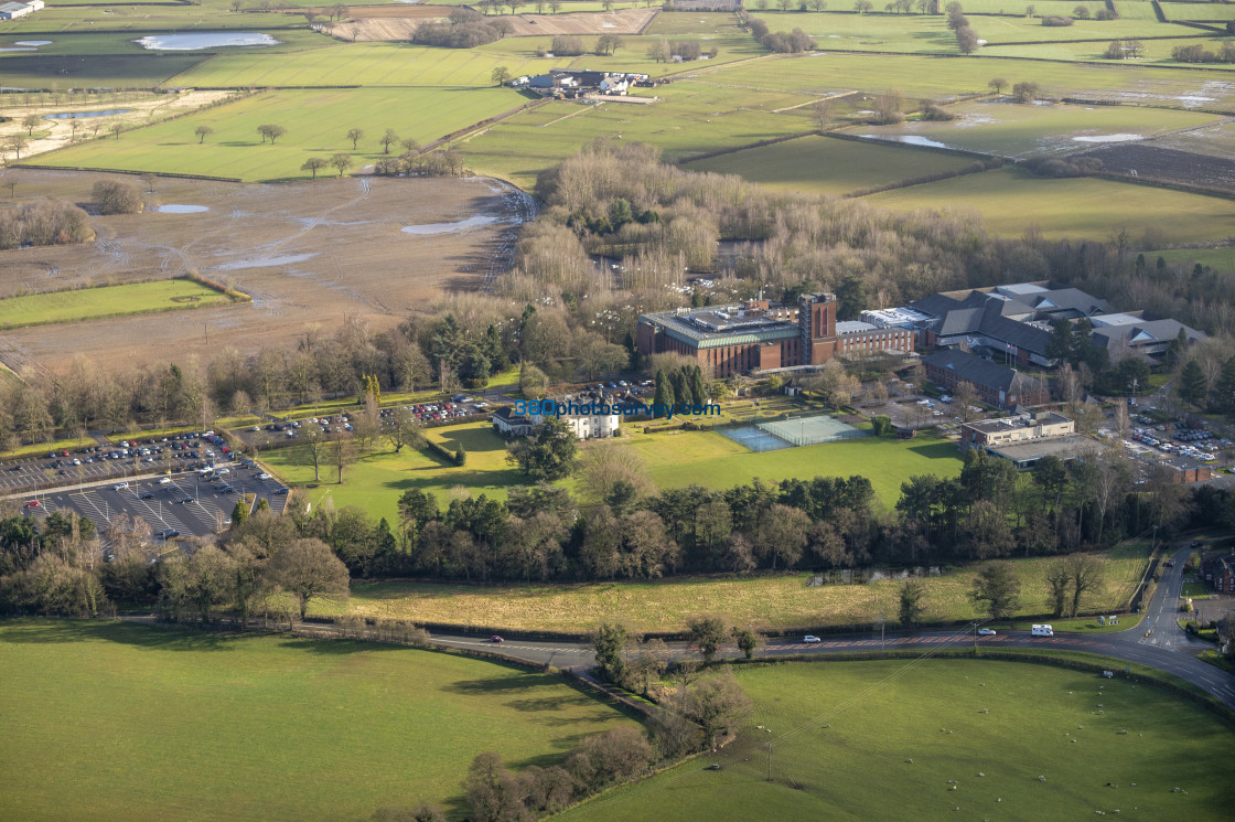 "Knutsford aerial photo" stock image