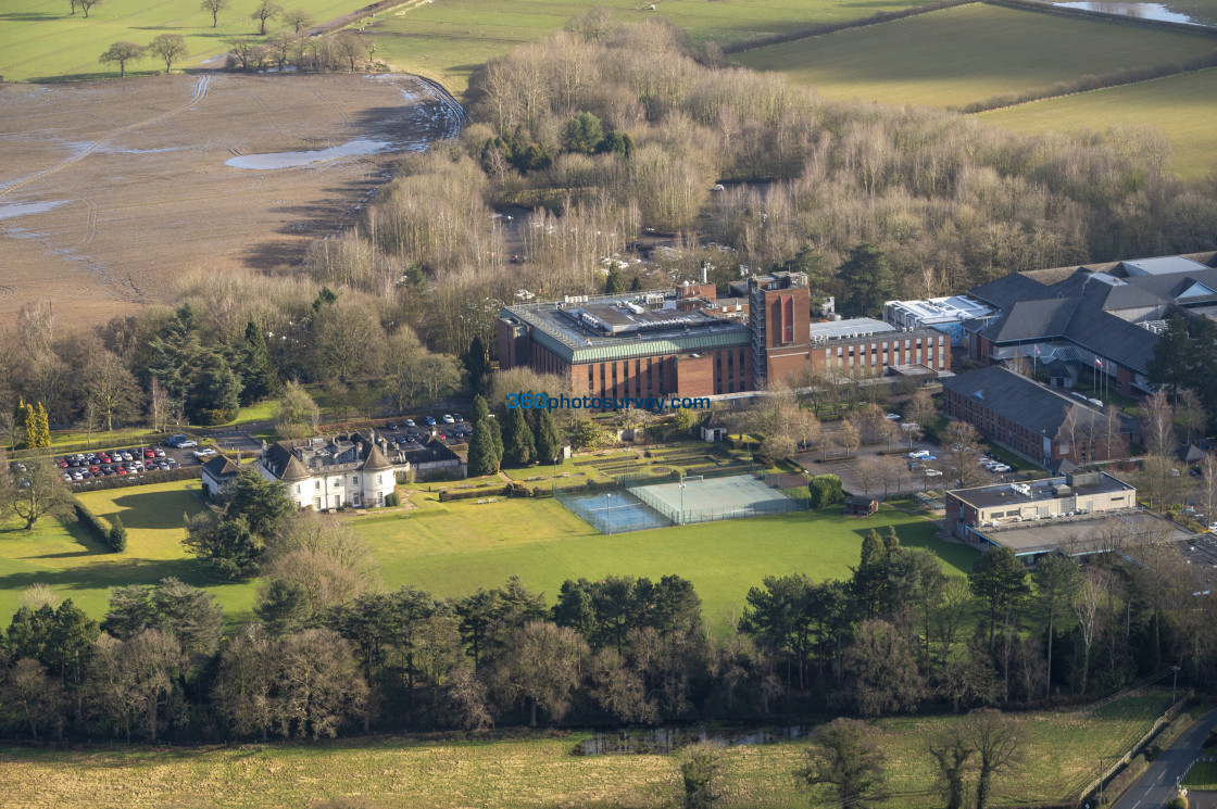 "Knutsford aerial photo" stock image