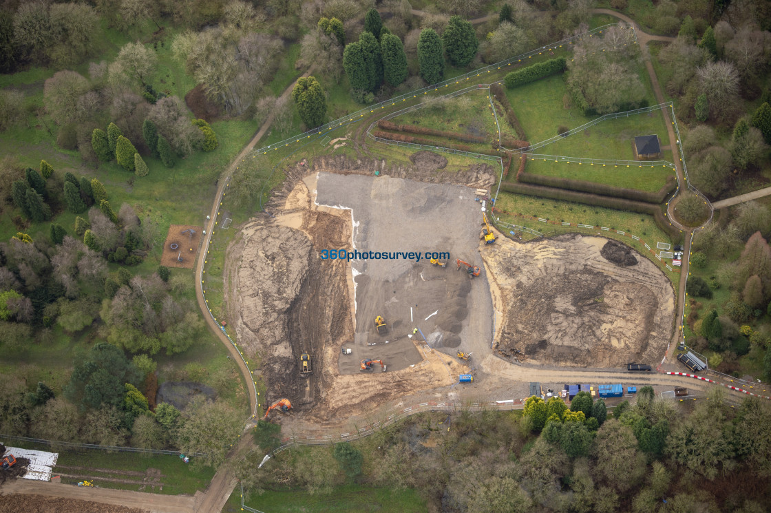 "Jodrell Bank aerial photo" stock image