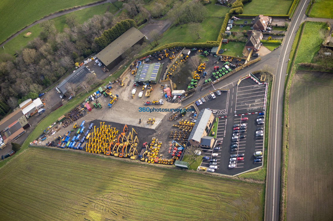 "Congleton aerial photo" stock image