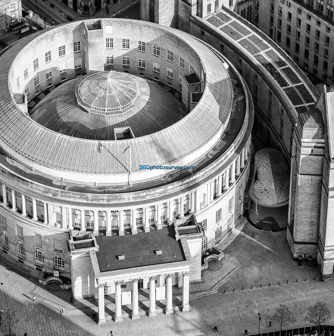 "Manchester aerial photo" stock image