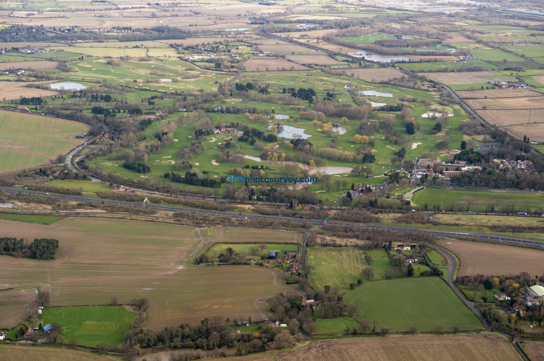 "Wishaw aerial photo 200313" stock image