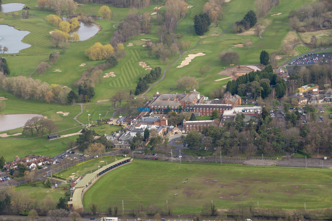 "Wishaw aerial photo 200313" stock image