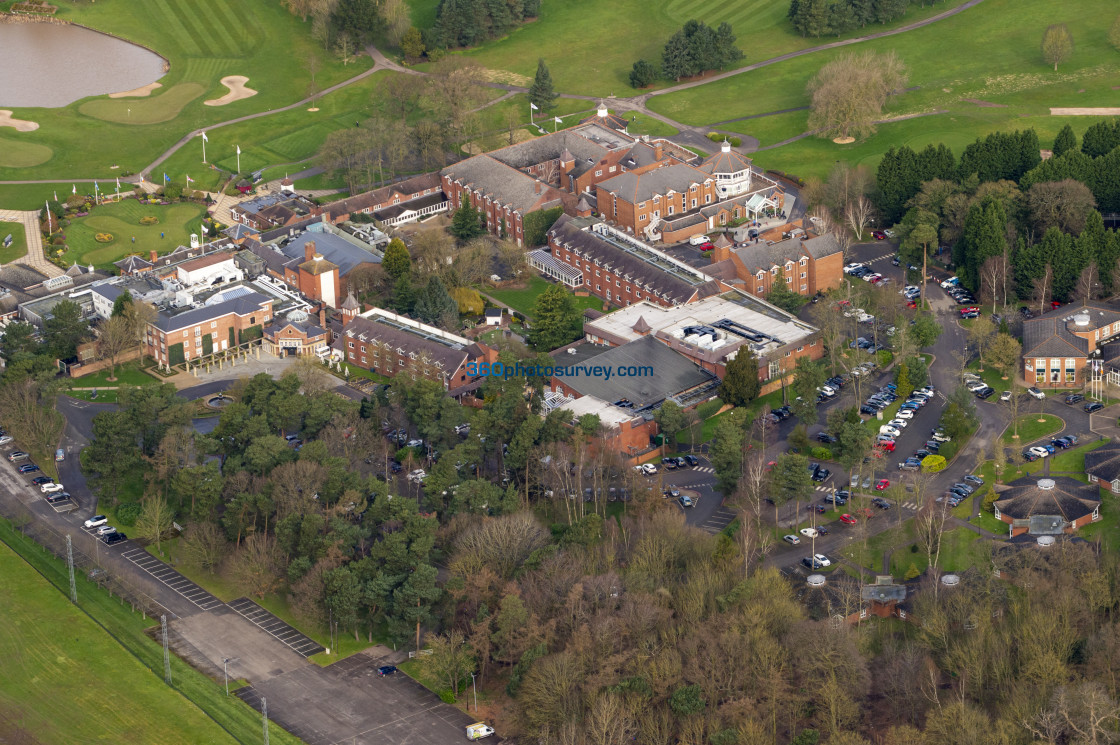 "Wishaw aerial photo 200313" stock image