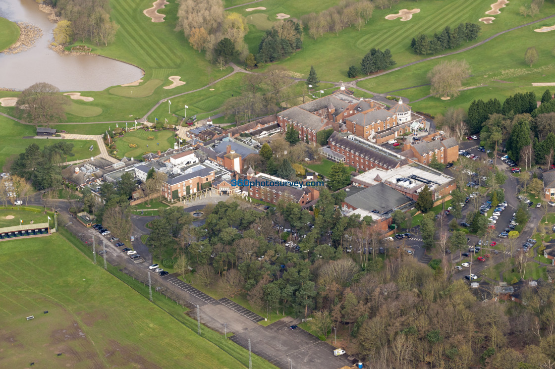 "Wishaw aerial photo 200313" stock image