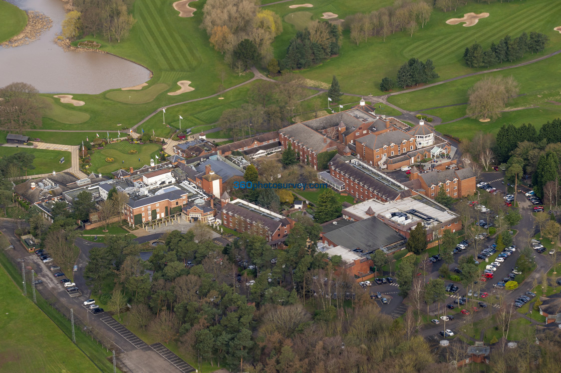 "Wishaw aerial photo 200313" stock image