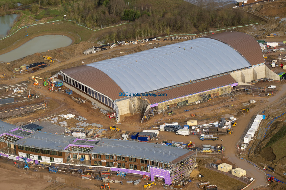 "Leicestershire aerial photo 200213" stock image