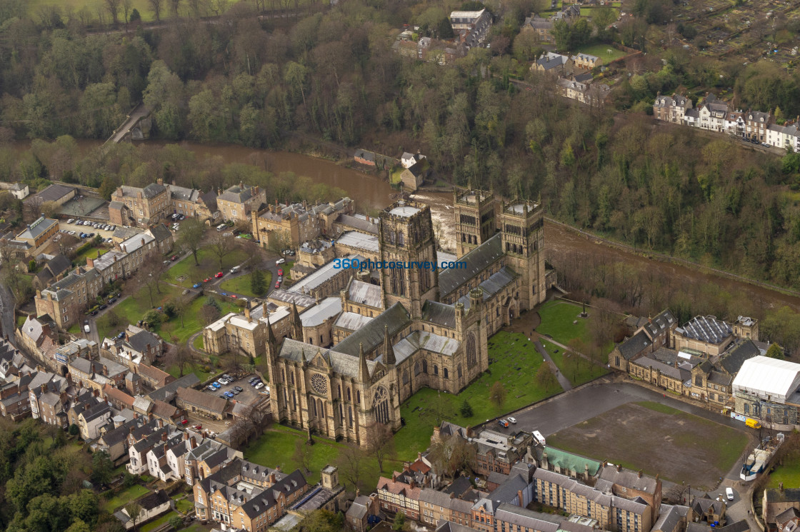 "Durham aerial photo 200313" stock image