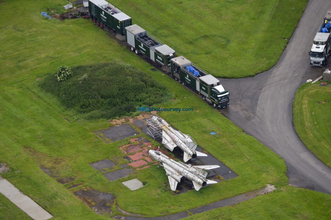 "Hawarden aerial photo 190620" stock image