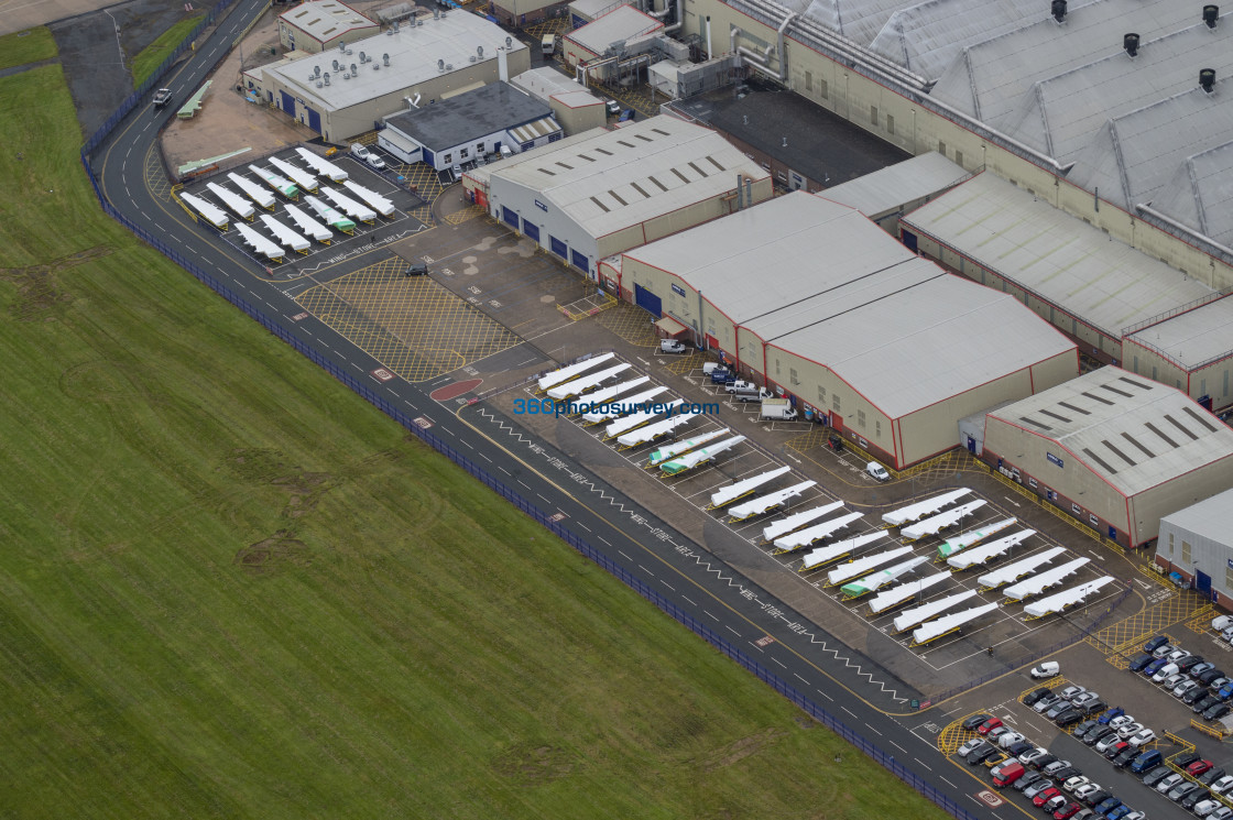 "Hawarden aerial photo 190620" stock image