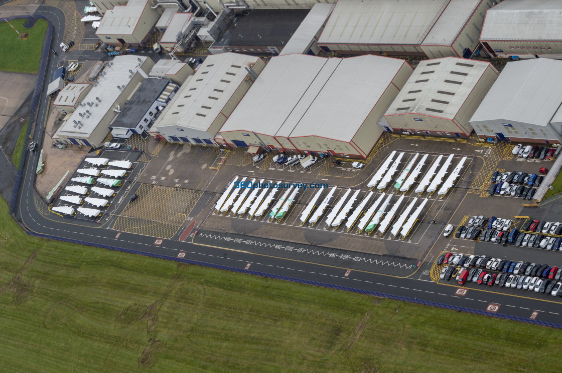 "Hawarden aerial photo 190620" stock image