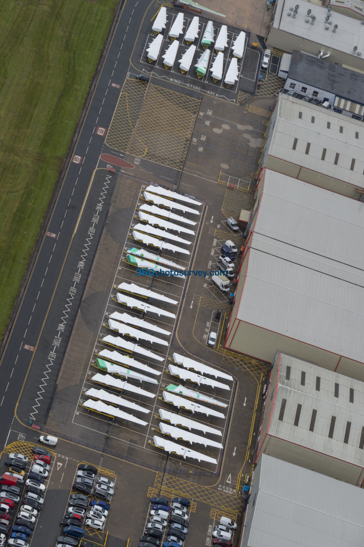 "Hawarden aerial photo 190620" stock image