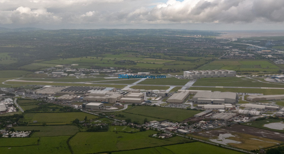 "Hawarden aerial photo 190620" stock image