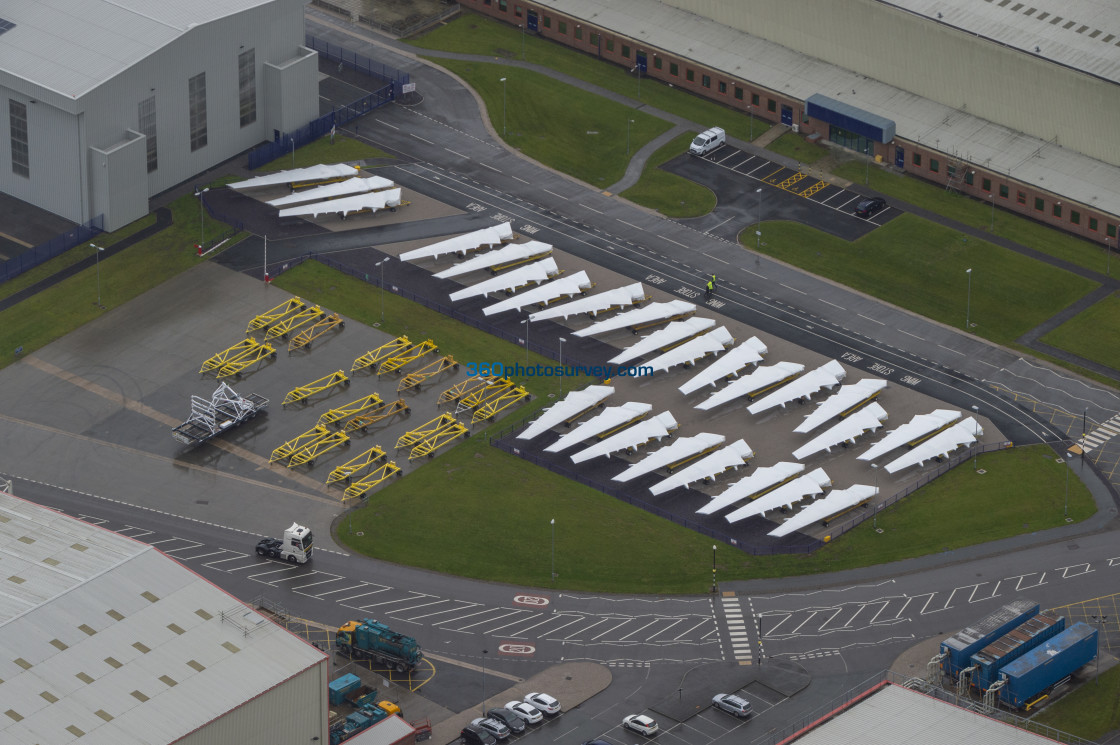 "Hawarden aerial photo 190620" stock image