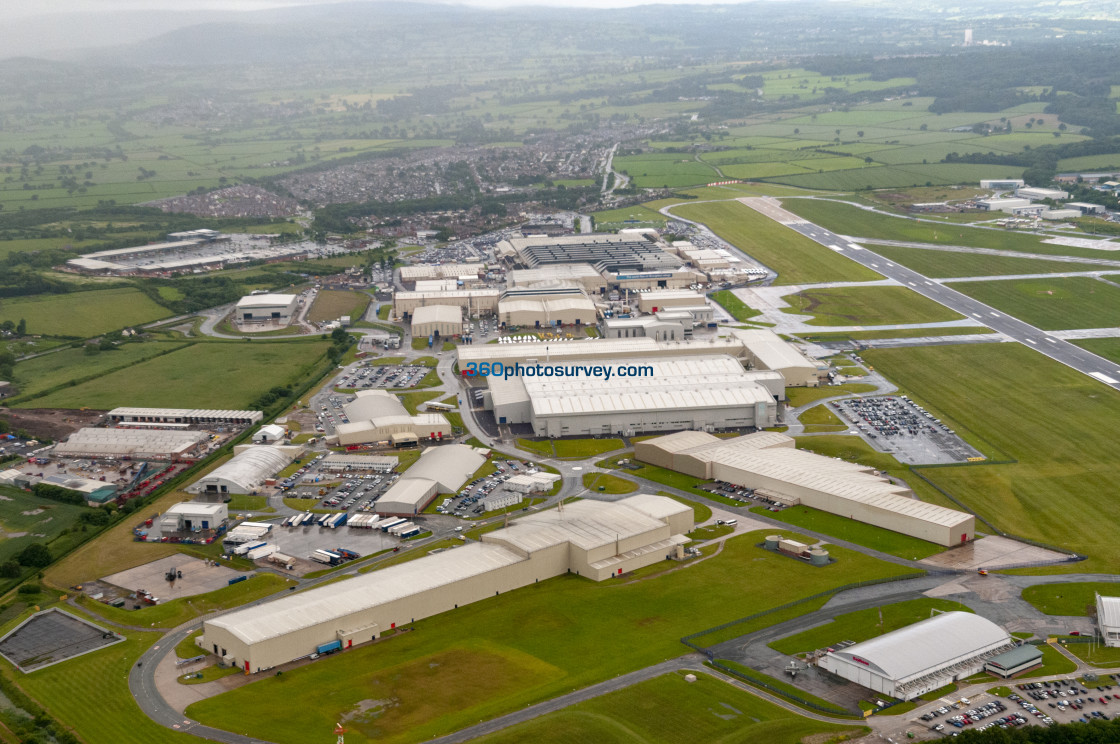 "Hawarden aerial photo 190620" stock image