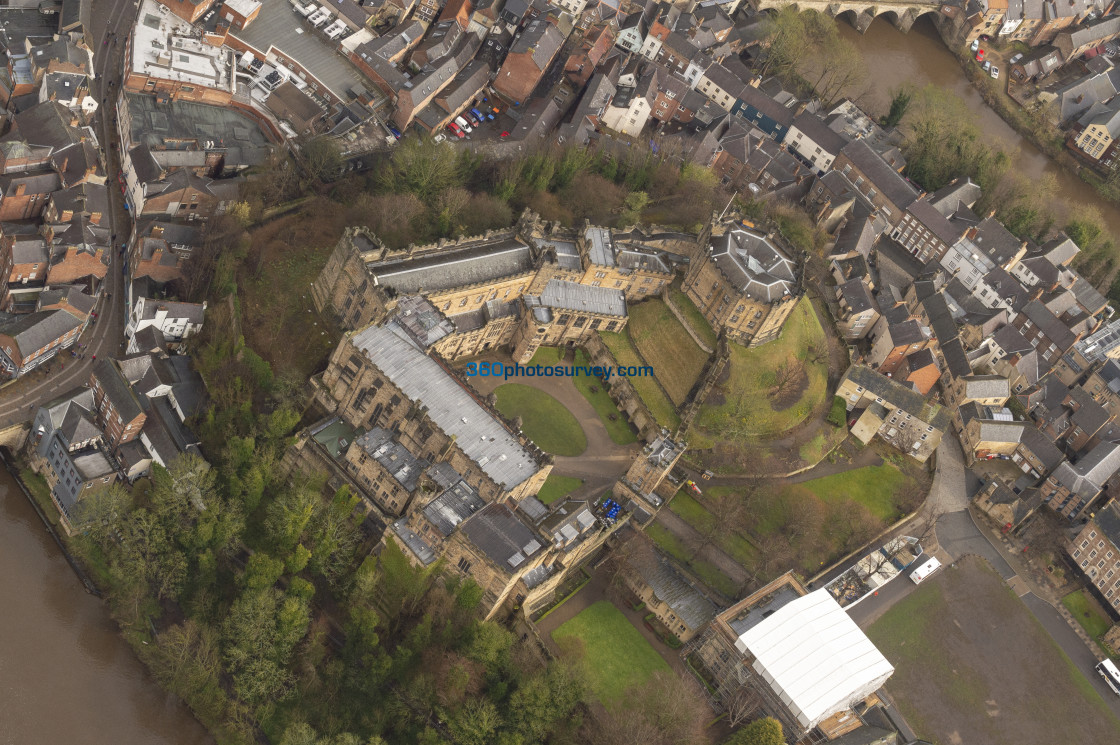 "Durham aerial photo 200313" stock image