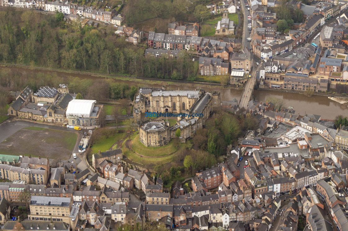 "Durham aerial photo 200313" stock image