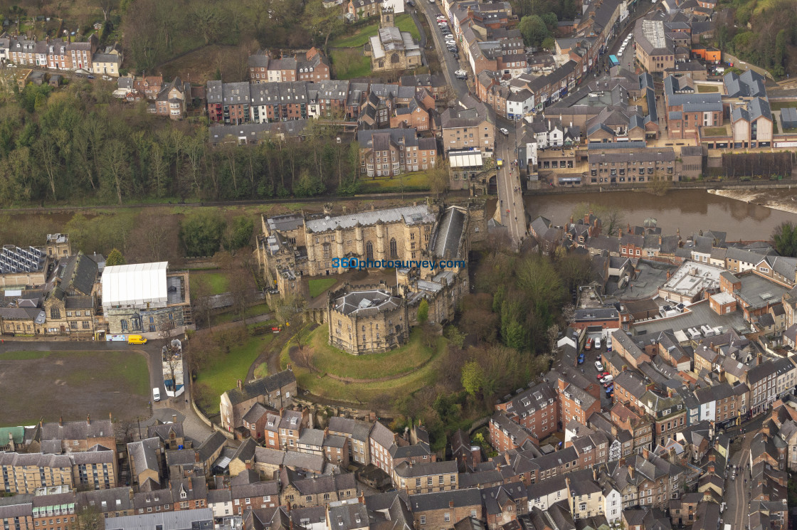 "Durham aerial photo 200313" stock image