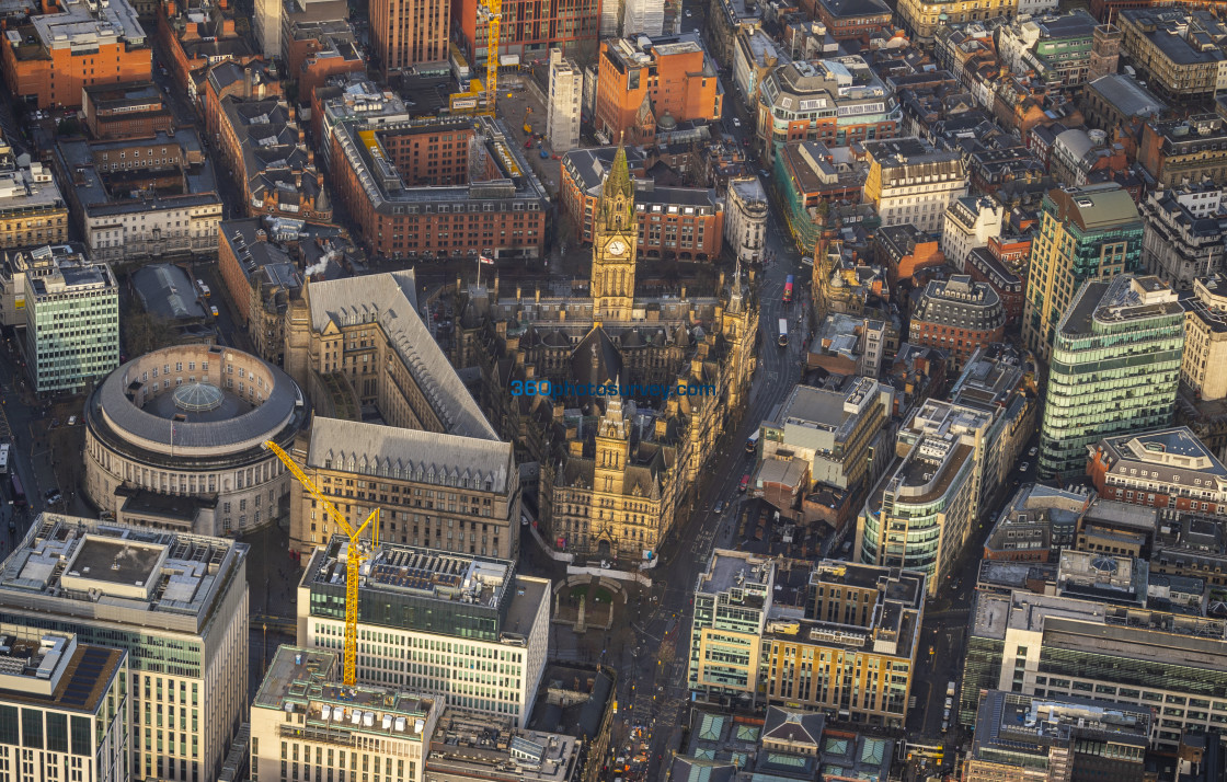 "Manchester aerial photo 200213" stock image