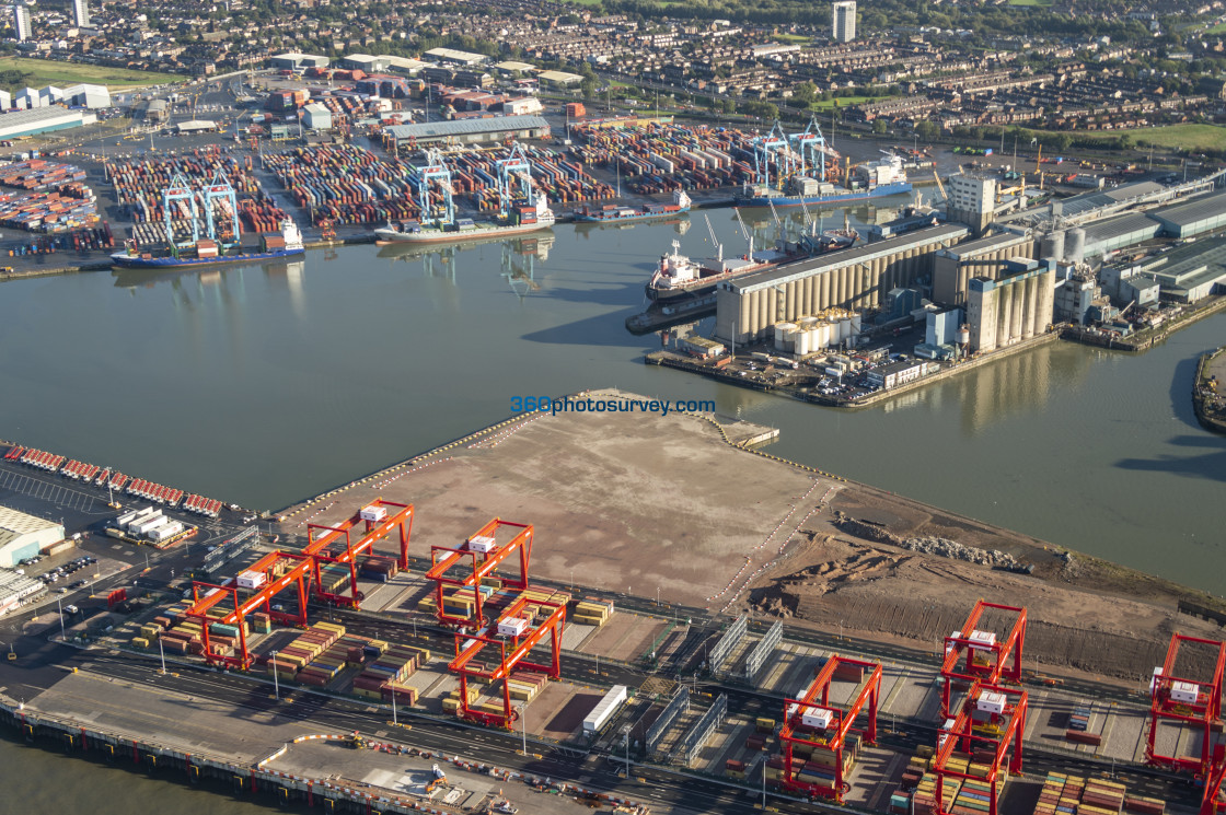 "Liverpool aerial photo 170928_4" stock image