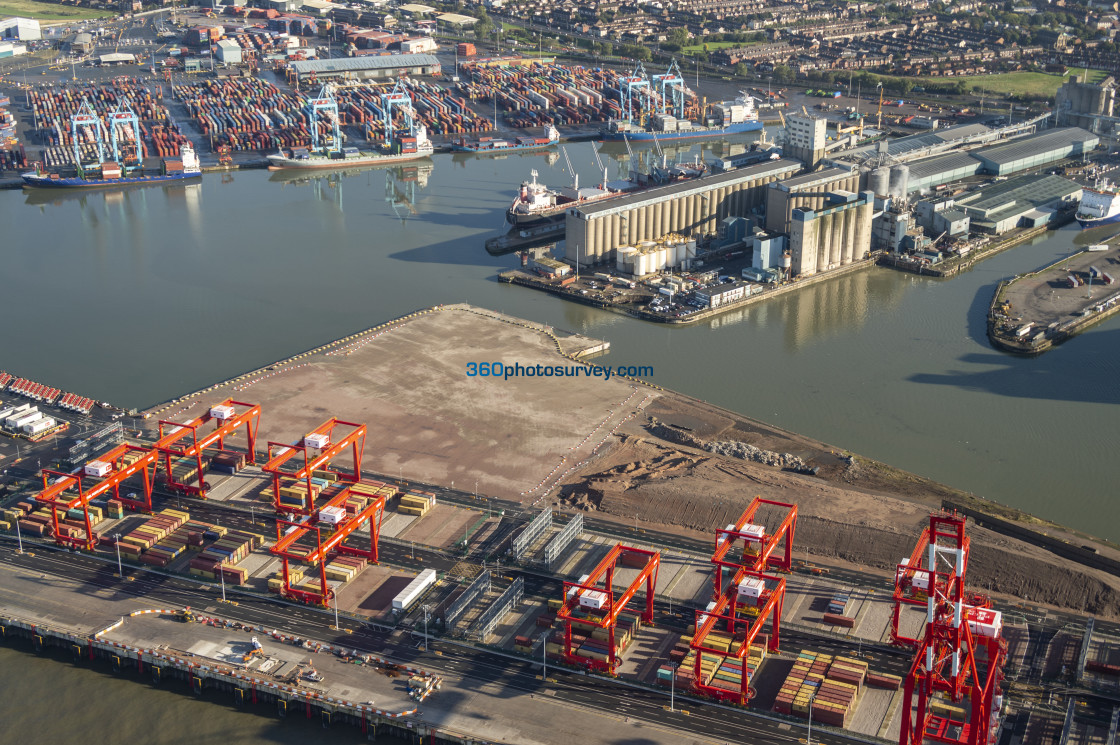 "Liverpool aerial photo 170928_4" stock image