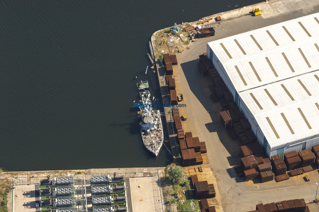 "Birkenhead aerial photo" stock image