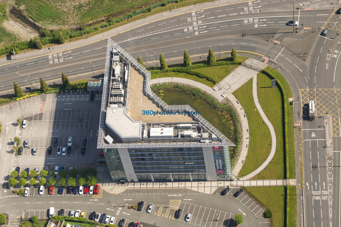 "Manchester aerial photo" stock image