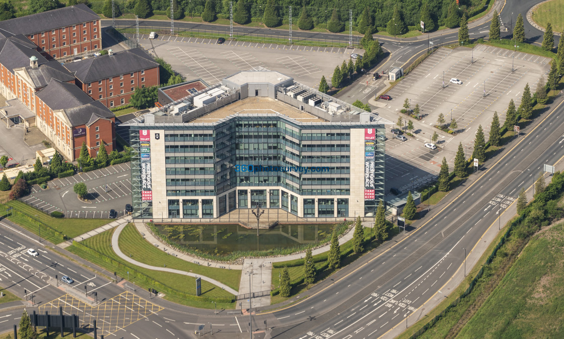 "Manchester aerial photo" stock image