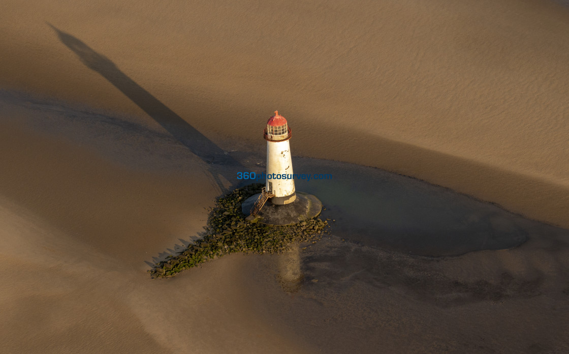 "Point of Ayr Lighthouse" stock image