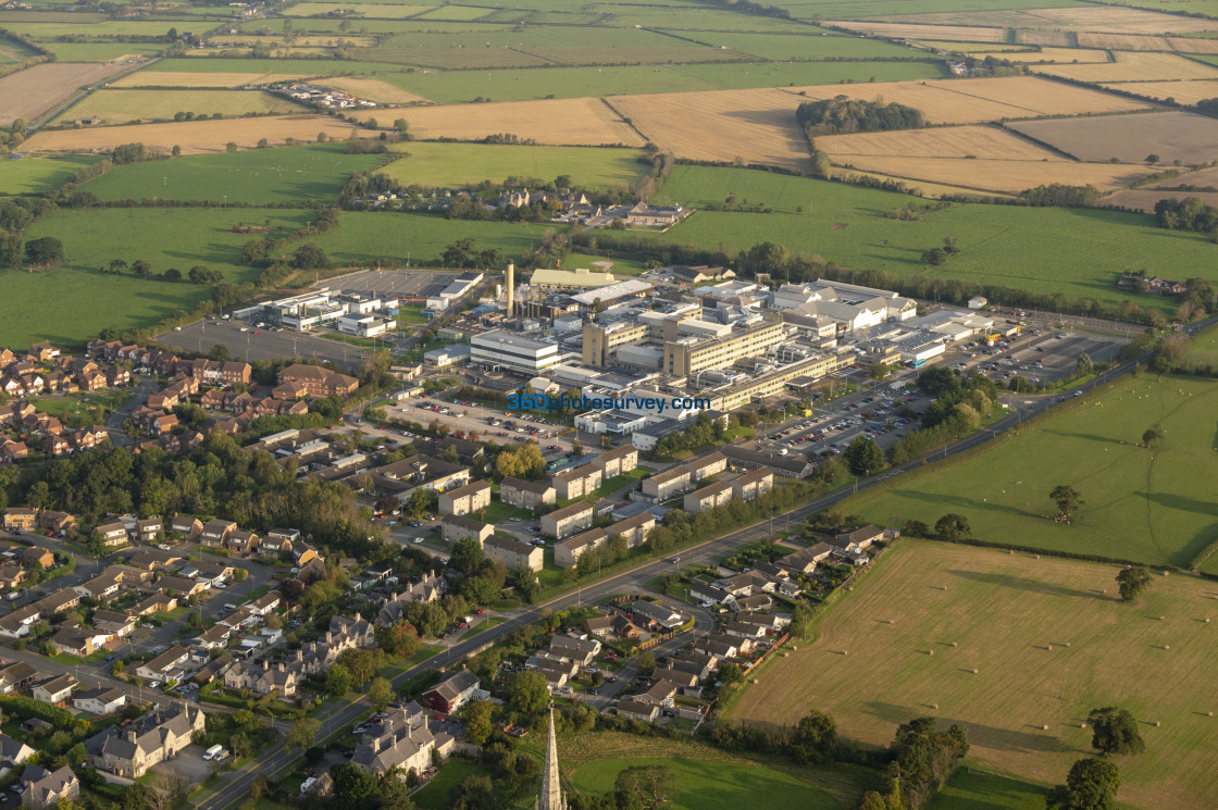 "Aerial photo of Glan Clwyd Hospital 200919 3" stock image