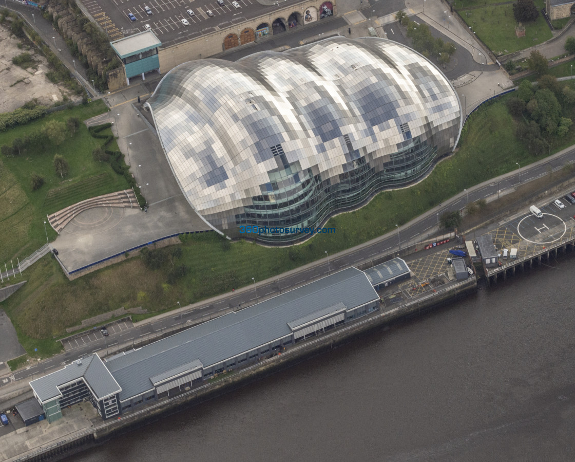 "Gateshead Sage aerial photo 200919 120" stock image