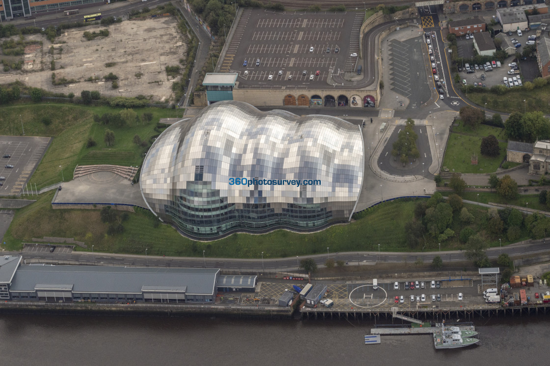 "Gateshead Sage aerial photo 200919 120" stock image