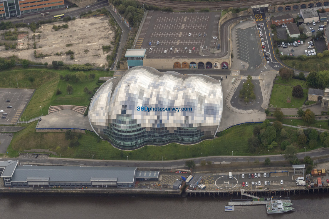 "Gateshead Sage aerial photo 200919 120" stock image