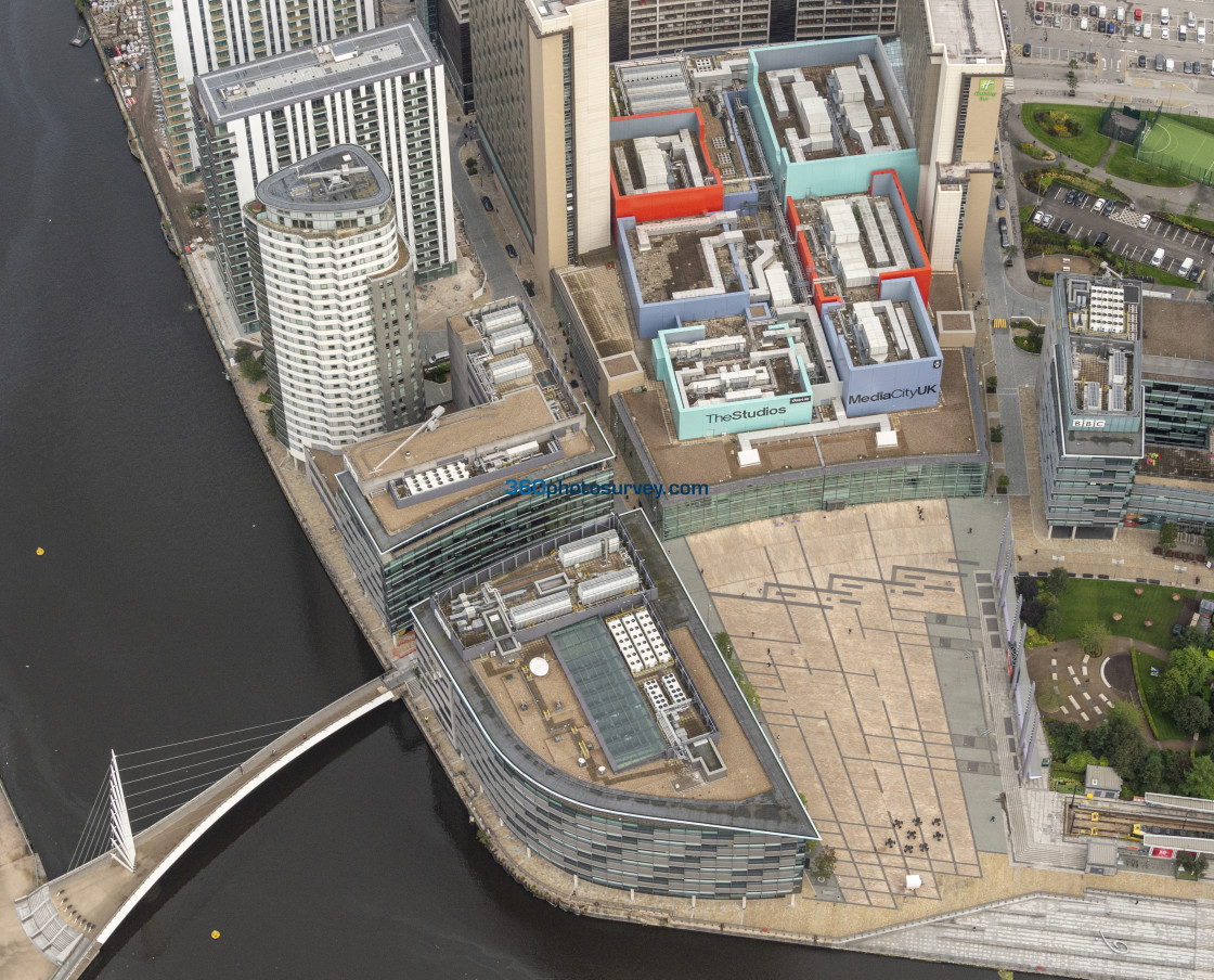 "Media City aerial photo 190829 6" stock image