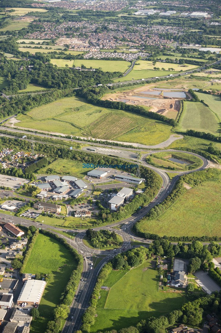 "Preston aerial photo 210608 46" stock image