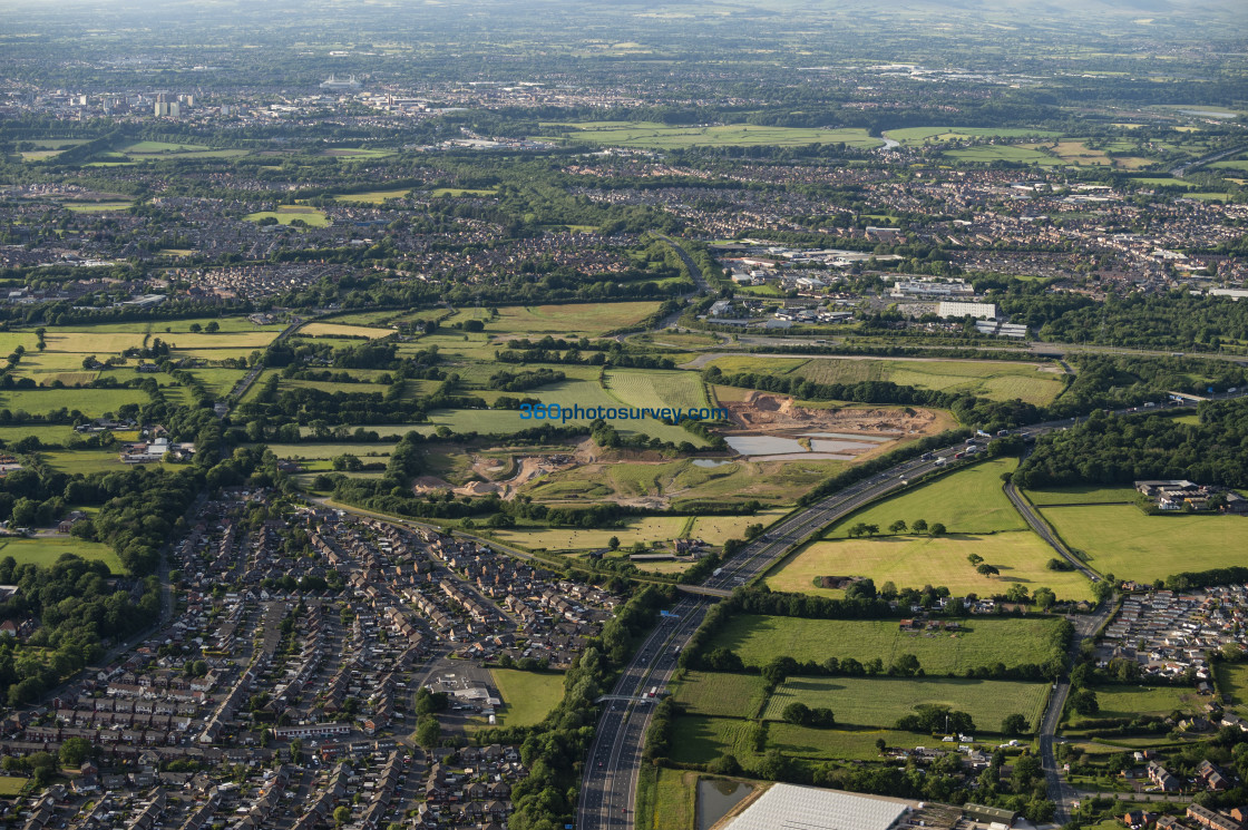 "Preston aerial photo 210608 46" stock image