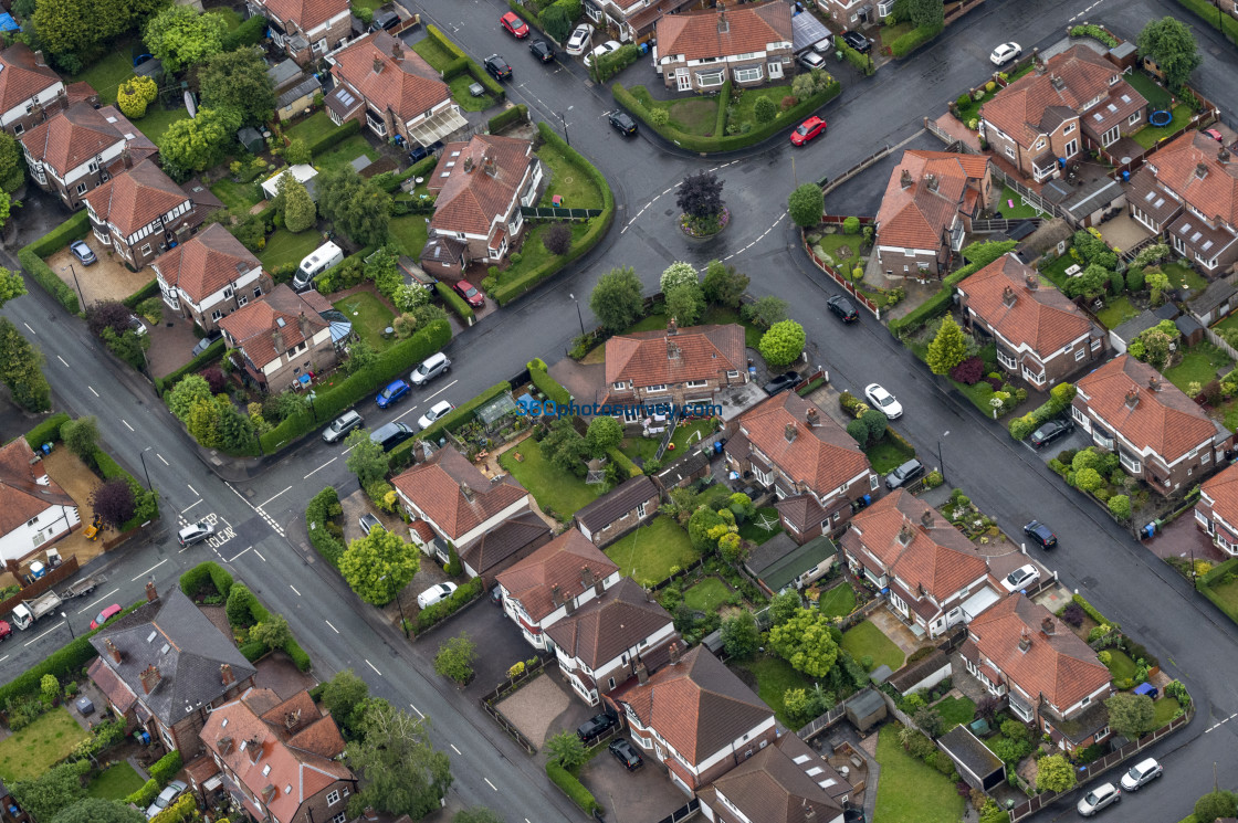 "Timperley aerial photo 190620" stock image