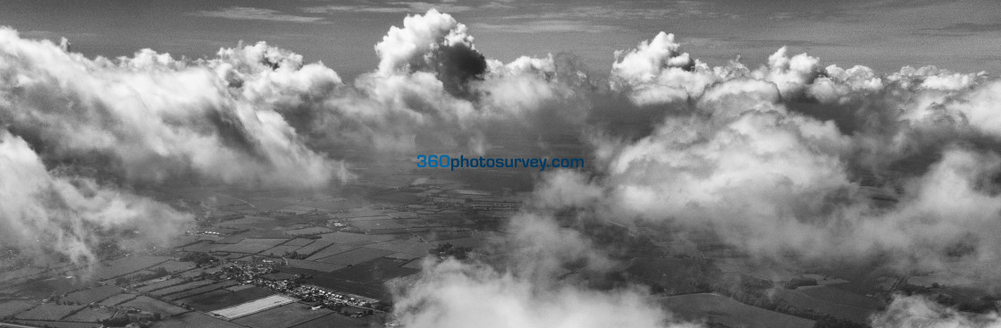 "Clouds aerial photo 210607 8" stock image