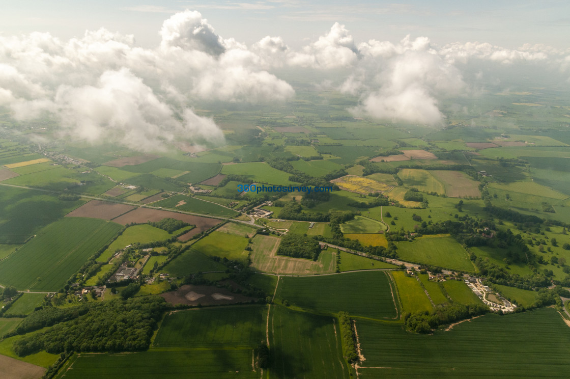 "Clouds aerial photo 210607 8" stock image