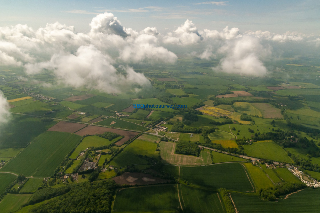 "Clouds aerial photo 210607 8" stock image