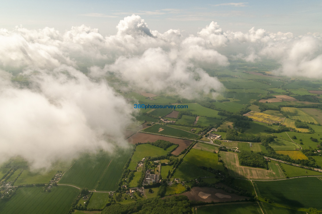 "Clouds aerial photo 210607 8" stock image