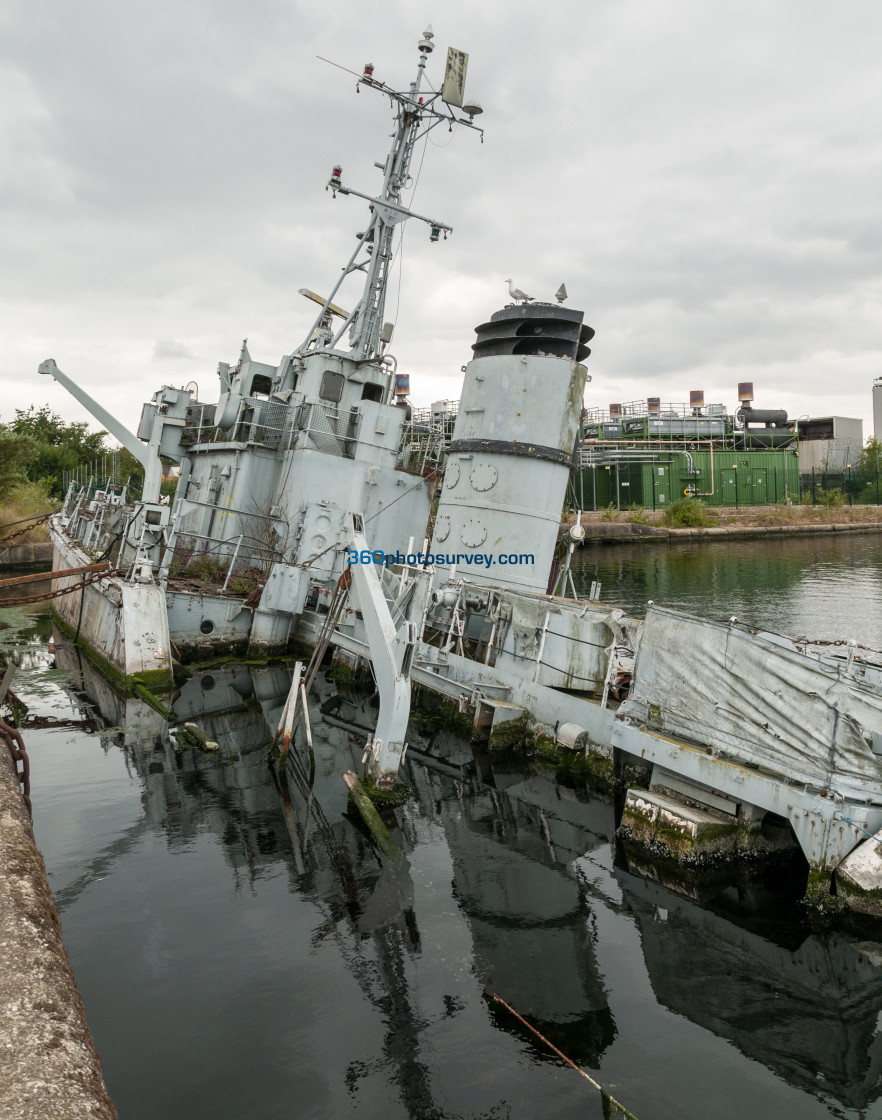 "Birkenhead HMS Bronington sunk 210621 1" stock image