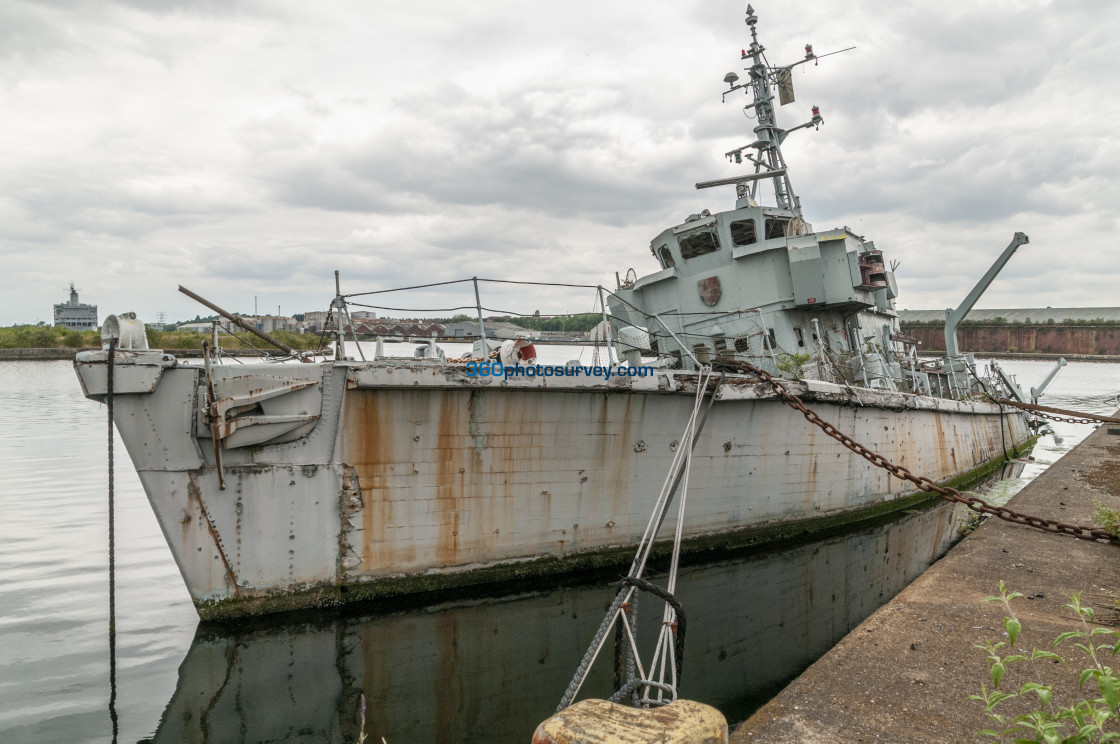 "Birkenhead HMS Bronington sunk 210621 1" stock image