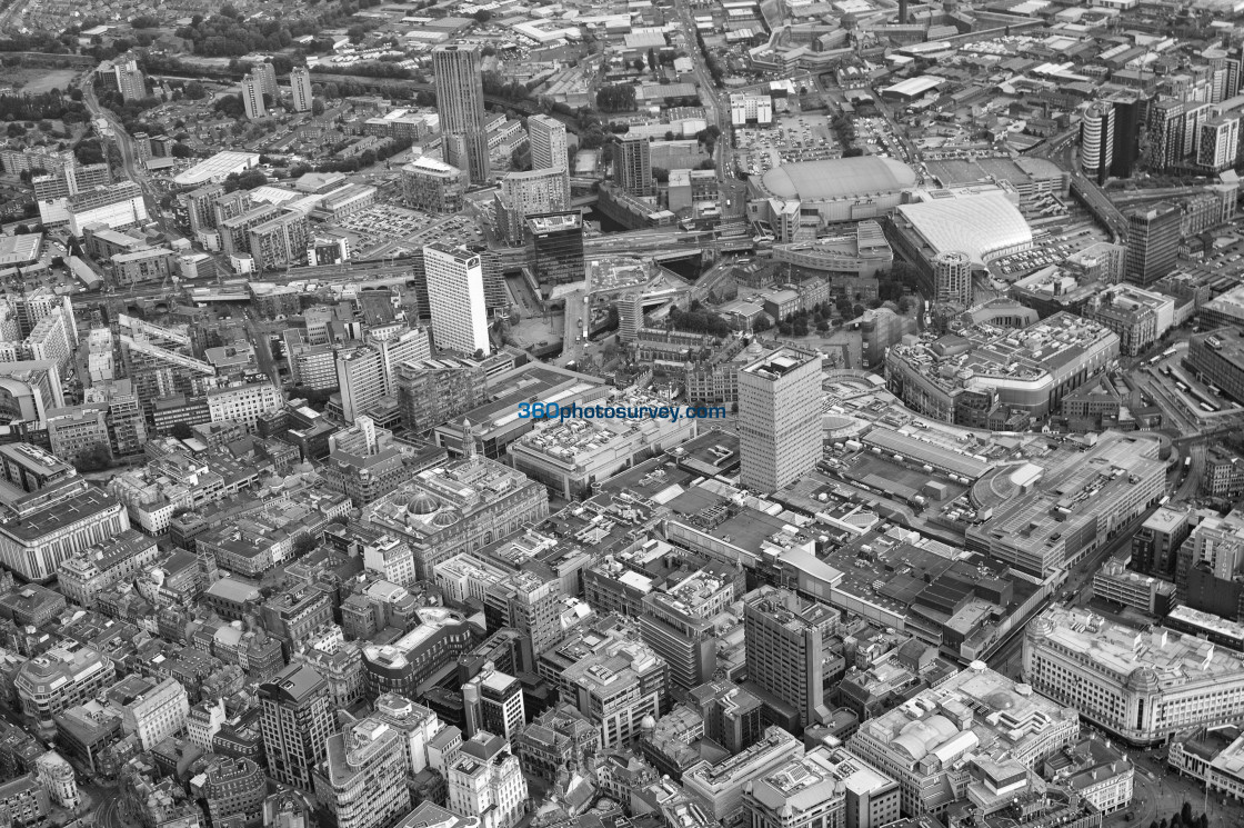 "Manchester aerial photo 180907" stock image