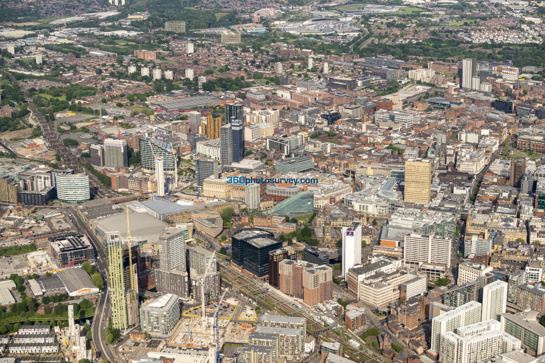 "Manchester aerial photo 210608 2" stock image